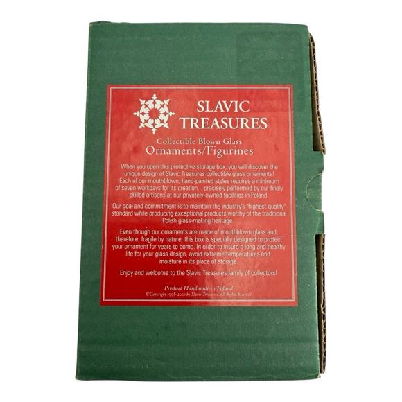 Elephant Glass Ornament Zoo Animal Desert Africa Asia Slavic Treasures Lucky EUC - Picture 9 of 10